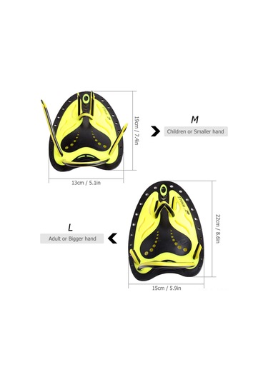 Geeksen Yumuşak Silikonlu Pp+tpr Yüzme Eldiveni, Doğal Mekanik Tasarım, Mavi S Bedeni 19x13cm - Tp-200 Serisi Mavi