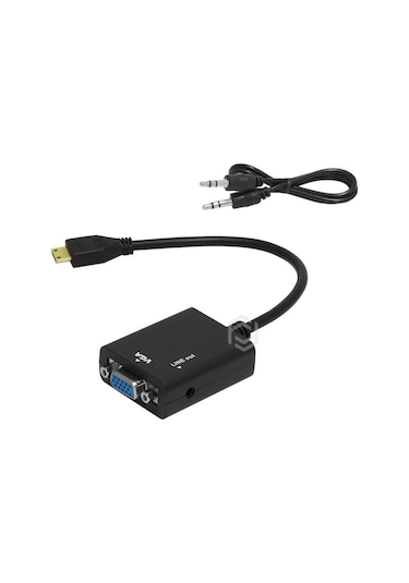 Frısby Fa-6672C Mini Hdmı = Vga+Ses Çevirici Adaptör