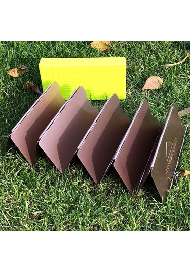 Pazly Katlanabilir Bronz Rüzgarlık - Hafif Alüminyum, Cebinizde Taşıyabileceğiniz Çok Renkli Modeller Çok Renkli