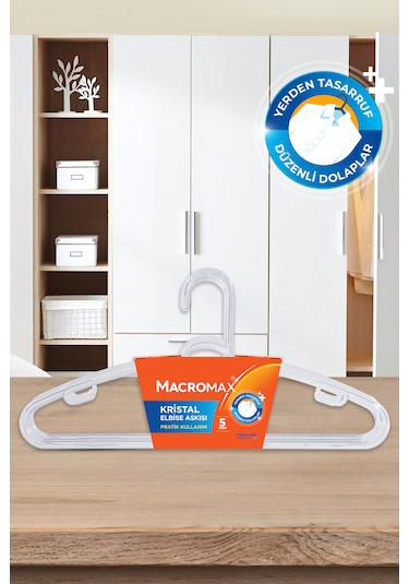 Kristal Elbise Askısı 5 Adet