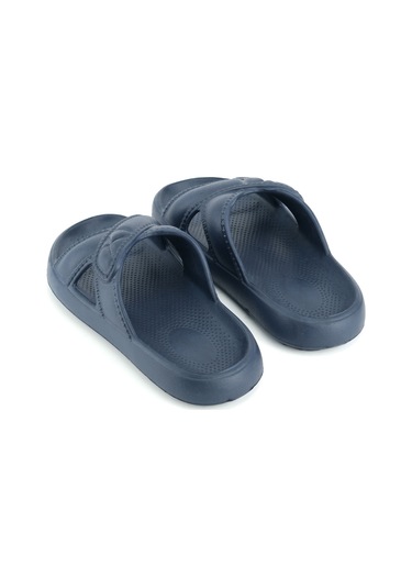 Gezer Kadın Yazlık Eva Islak Zemine Uygun Ev Bahçe Banyo Terlik Lacivert