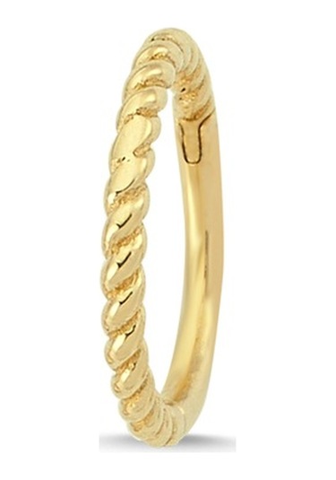 Altın Burgulu Halka Conch Piercing As74Pc Altınsepeti Sarı