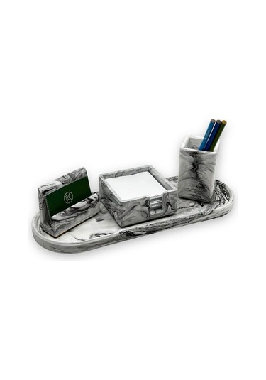 Betonmall Mermer Desen Beton Ofis Seti Gri