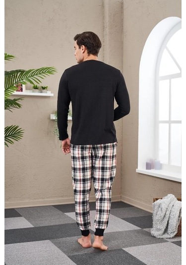 Pjs 23702 Erkek Baskılı Pijama Takım 001