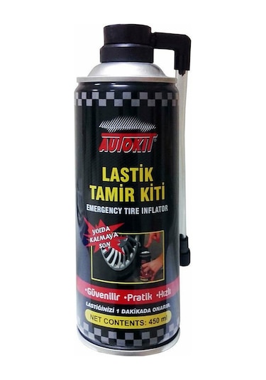 Autokit Lastik Tamir Kit 450 ML