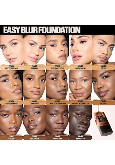 Huda Beauty Easy Blur Natural Airbrush Foundation 140G Cashew