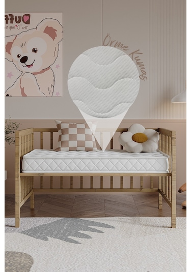 Argimo Alba 10 Cm Sünger Bebek Beşik Park Yatağı 60x120