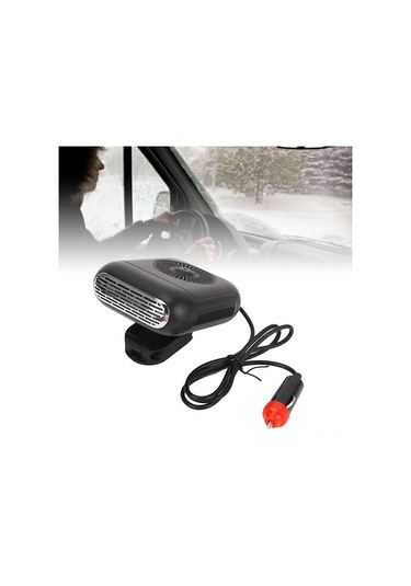 Moveevo 12v Akıllı Otomobil Isıtıcı - 360 Döner Kafa, 2 Seviye Sıcaklık Ayarı, Sessiz Ve Verimli, Abs Malzeme, Sigara Ateşi Bağlantısı