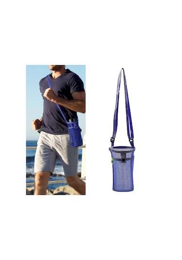 Dolıty Su Şişesi Taşıyıcı Trekking Kamp Açık Için Mavi Mavi