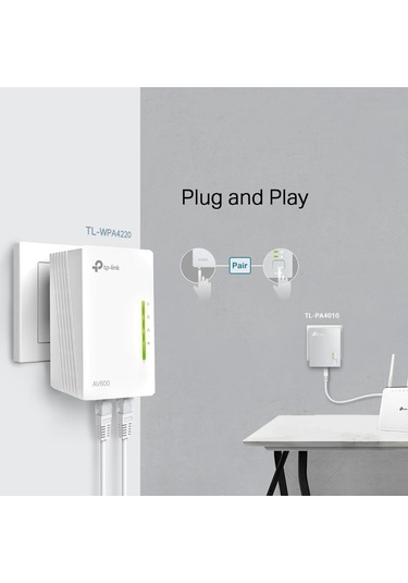 Tp-lınk Tl-wpa4220t Kıt 300mbps Powerlıne Kıt 3lü