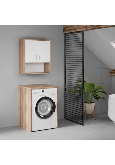 Denko Marmara 65 Cm Mdf Çamaşır Makinesi Banyo Dolabı Takımı Çok Renkli Denko Marmara 65 Cm Mdf Çamaşır Makinesi Banyo Dolabı Takımı Çok Renkli