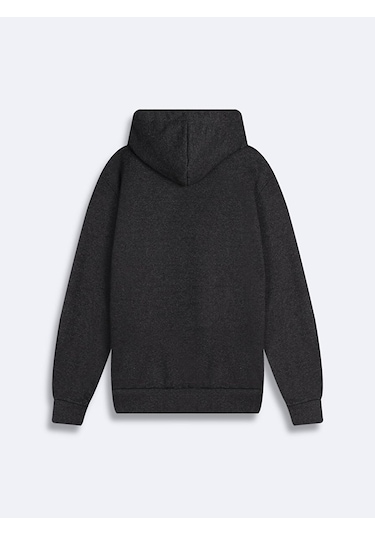 LTB Sign Baskılı Kapüşonlu Erkek Sweatshirt Antrasit 011258653761722 - 218 Antrasit