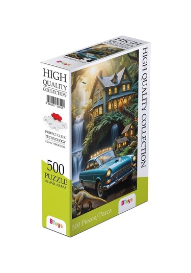 Btoys 500 Parça Puzzle Klasik Arabalar 9057