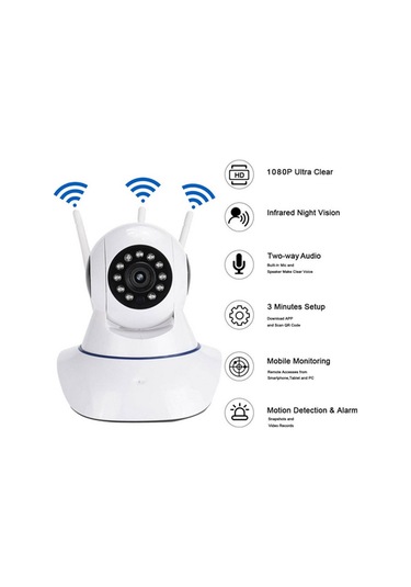 Angeleye Ks-515 Gece Görüşlü Hd 360 Derece Wifi İp Kamera