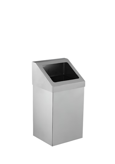 80 Lt Açık Ağız Çöp Kovası Paslanmaz