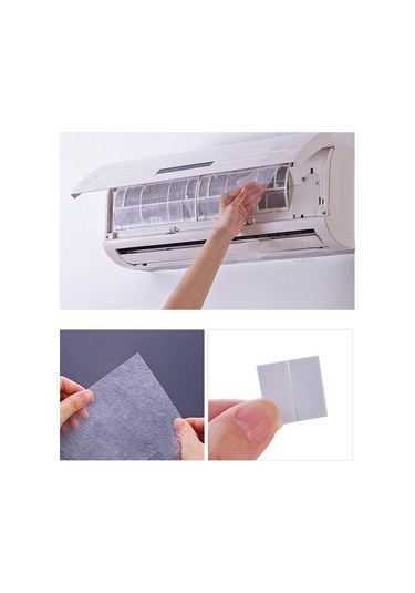 Homyl 10 Klima Çıkış Filtresi Örgü Dokunmamış Kumaş Beyaz