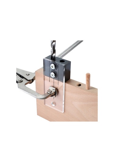 Sones 4 Adet / Takım Ahşap İşleme Delik Bulucu Ahşap İşleme Özel Delik Seti Fikstürü Küçük Dikey Delme Deliği Konumlandırma Aracı, Stil: B 3/8 İnç