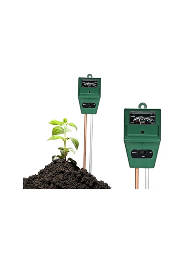 Dianziye Toprak Nem, Ph Ve Işık Yoğunluğu Testeri - 3'ü Bir Arada Toprak Analiz Cihazı, Pil Gereksinimi Yok, Dayanıklı Malzeme