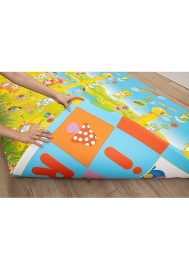 Animal Party Premium Oyun Matı / Halısı 140cm 225cm 12mm Mat 028