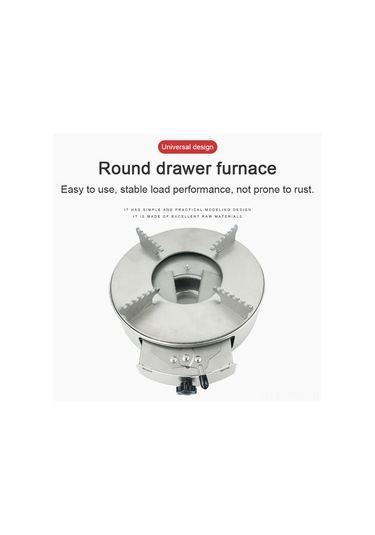 Kosona Kampanya Alkollü Ocak, Alüminyum Malzeme, Çekmeli Yakıt Kapak, Ateş Gücü Ayarlayıcı, Dış Mekan Kamp Fişi Piknik İçin Gümüş