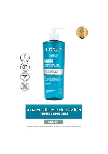 Bioxcin Acnium Sebum Dengeleyici Yüz Yıkama Jeli 500 ml