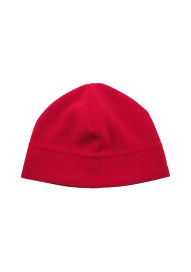 Unisex Kırmızı Kışlık Yumuşak Dokulu Polar Bere Kırmızı