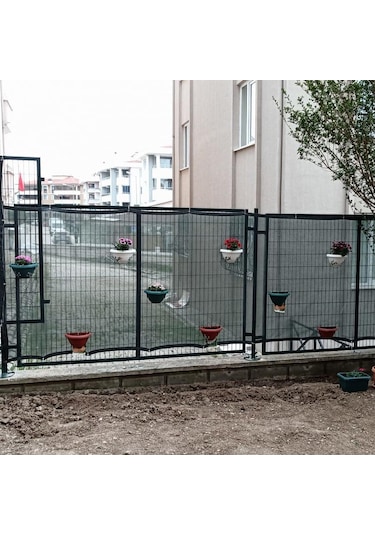 Morilu Gölgeleme Tülü 40lık Gölgelik File Siyah Şeritli Halkalı