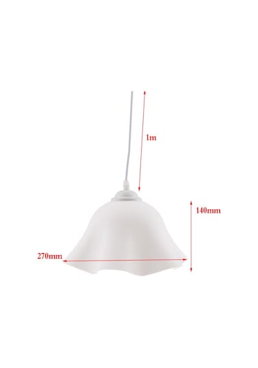 Mor Modern Çiçek Şekilli Tavan Sarkıt Işık Abajur Avize Kırmızı Mor