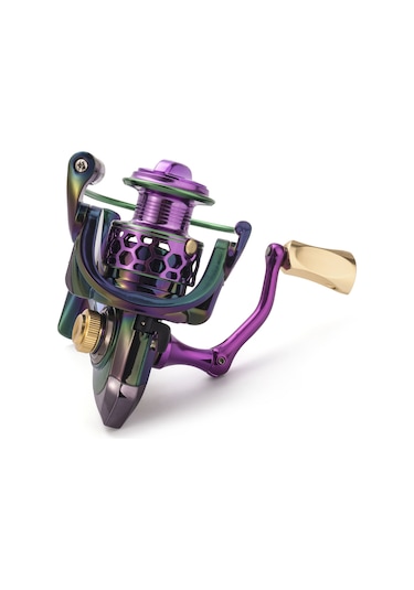 Maiyame Lizard Kamelon Renkli Makaralı Olta Makinesi - 1000 Model, Balık Avı Tutkunları İçin Mükemmel Yardımcı