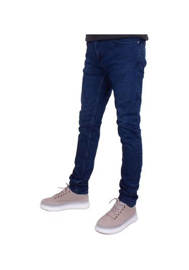Twister Panama 747 Lacivert Düşük Bel Dar Paça Erkek Jeans Pantolon Lacivert