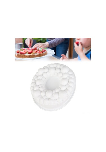 Shineyee Yemek Kalitesi Silikon Kek Kalıbı, Mousse Ve Pasta Yapımı İçin, Anti- Yapışkan, Fırında Ve Mikrodalga Uyumlu, 25cm Çapında Pratik Pastry Aracı Diğer