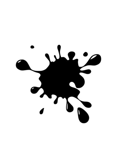 Boya Sıçraması Sticker Oto Motor Laptop Duvar Folyo Sticker 20x18 Cm