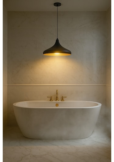 Modern Tasarım Siyah Gold Sarkıt Avize Salon, Mutfak Ve Ofis İçin Dekoratif Butik Lamba Aydınlatma Siyah