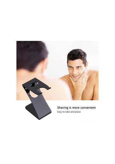 Ximistore9 Siyah Akrilik Tıraş Aleti Depolama Rafı - Tıraş Fırçası Ve Bıçağı Tutucu - Banyo Düzeni Gereci S1080