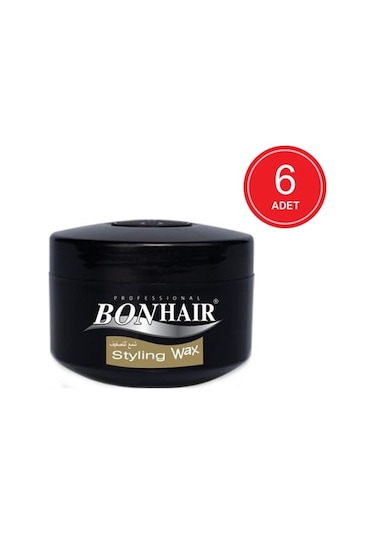 Bonhair Profesyonel Styling Wax 6 x 140 ML