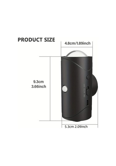 Fastbuy 4 Adet Hareket Sensörlü Akıllı Şarj Edilebilir Rgb Gradyan Duvar Işığı, İç Mekan Aydınlatması