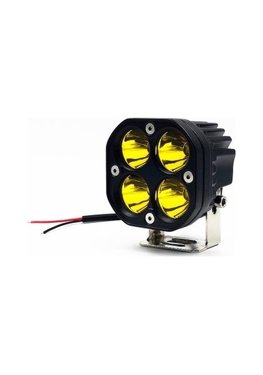 40w Sarı Işık Motosiklet Led Spot Far Araba Ön Tampon Işık Off-road Araç Modifiye Çatı Işık