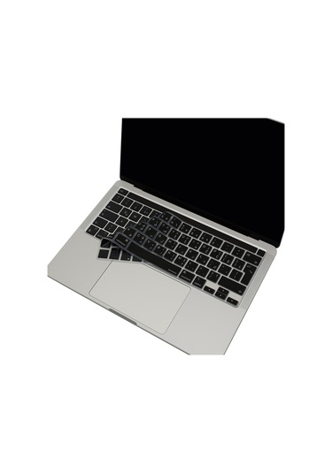 Arapça Klavye Macbook Pro Kılıf M1-m2, 13inç Touchbarlı A2338 A2289 A2251 A2141 Uk Enter İle Uyumlu Siyah