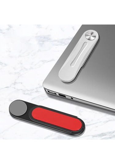 Cbtx Dizüstü Bilgisayar Yan Montajlı Manyetik Telefon Standı Tutucu Pc + Bilgisayar Monitörü Genişletme Braketi - Beyaz