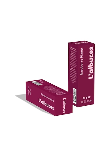 L'albuces Raspberry Plump Lip Balm Dudak Nemlendirici SPF30 2'li