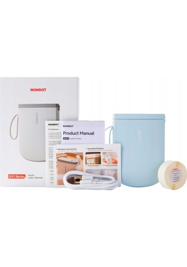 Nıımbot D11 H Bluetooth Taşınabilir Mavi Termal Etiket Yazıcı