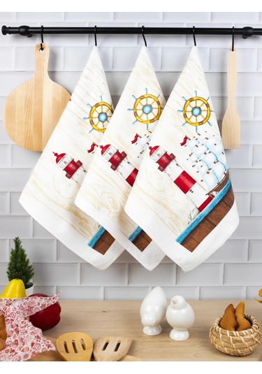 Wellness Eller Ve Bulaşıklar İçin 3 Adet 38x63 Cm Havlu 307427593 Beyaz