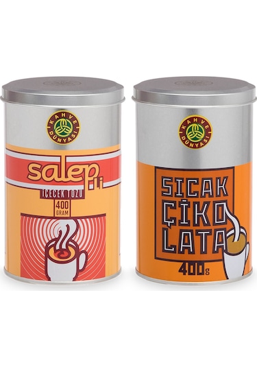 Kahve Dünyası Salep ve Sıcak Çikolata 2 x 400 G