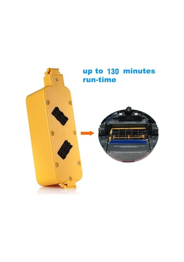 Powerextra 14.4V 3800Mah İrobot Roomba 400 Serisi Uyumlu Batarya