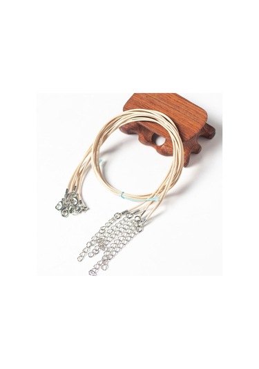 100 Adet Kristal Kolye Kolye Halat Takı Kordon Bej Çok Renkli