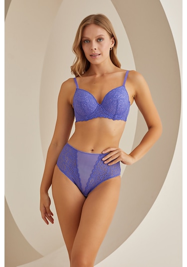 Loya Kadın Mor Calvin Destekli Tek Sütyen Mor