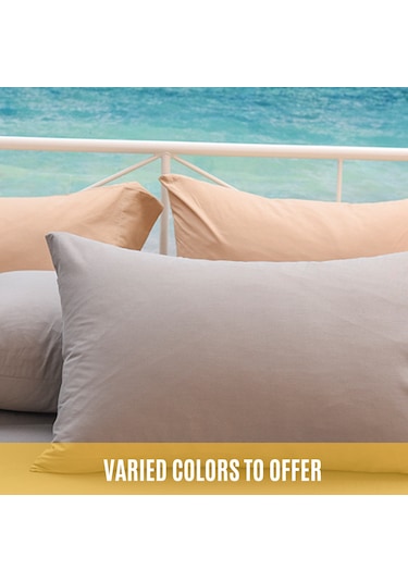 Tenfowee Koyu Mavi 100% Pamuk Yastık Kılıfı, Konforlu, Temizliği Kolay, 50x75 Cm, Envelope Tipi, Dayanıklı Yataş Örtüsü Diğer