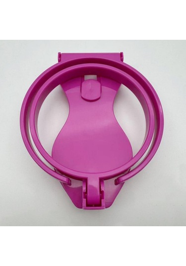 Suntek Bardak Tutucu İçki Ataşmanı Delik Çanta Plaj Tote Pembe