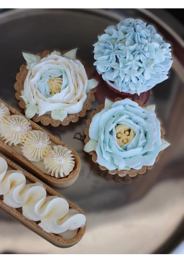 Bonbon Pasta Süsü Ucu Yaprak 123 240519642 Gri