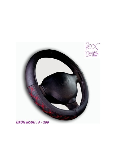 Geçmeli Direksiyon Kılıfı Renkli Baklava Nakışlı Çember Model